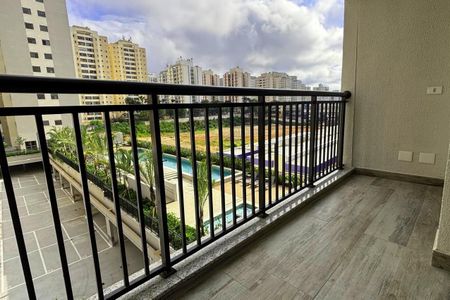 Sacada da Sala  de apartamento à venda com 2 quartos, 61m² em Planalto, São Bernardo do Campo