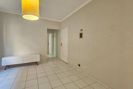 Sala de apartamento para alugar com 1 quarto, 50m² em Vila Alzira, Guarujá