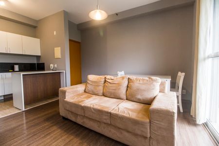 Sala  de apartamento à venda com 1 quarto, 46m² em Centro de Apoio I (alphaville), Santana de Parnaíba