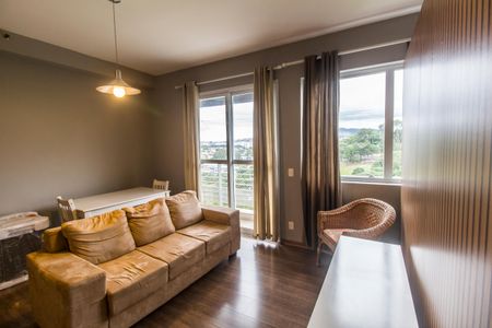 Sala  de apartamento à venda com 1 quarto, 46m² em Centro de Apoio I (alphaville), Santana de Parnaíba