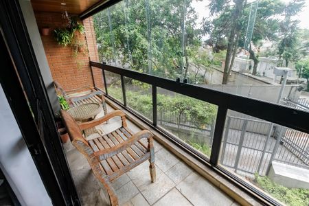 Varanda da Sala de apartamento para alugar com 5 quartos, 185m² em Vila Sonia, São Paulo