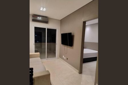 Sala de apartamento para alugar com 1 quarto, 60m² em Vila Caiçara, Praia Grande