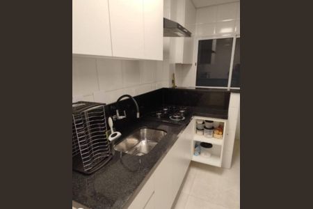 Cozinha de apartamento para alugar com 1 quarto, 60m² em Vila Caiçara, Praia Grande
