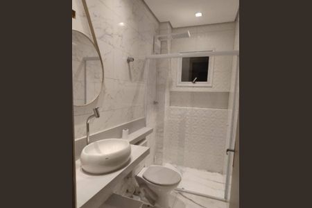 Banheiro de apartamento para alugar com 1 quarto, 60m² em Vila Caiçara, Praia Grande