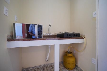 Cozinha de casa para alugar com 1 quarto, 35m² em Monte Verde, Florianópolis