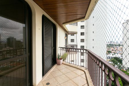 Varanda da Sala de apartamento à venda com 4 quartos, 150m² em Vila Gomes Cardim, São Paulo