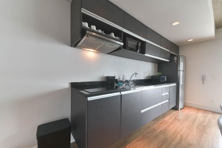 Sala - Cozinha Integrada de apartamento para alugar com 2 quartos, 97m² em Cidade Monções, São Paulo