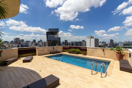 Apartamento para alugar com 40m², 1 quarto e 1 vaga Apartamento para alugar com 40m², 1 quarto e 1 vagaÁrea comum - Piscina