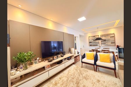 Sala de apartamento à venda com 3 quartos, 110m² em Parque do Colégio, Jundiaí