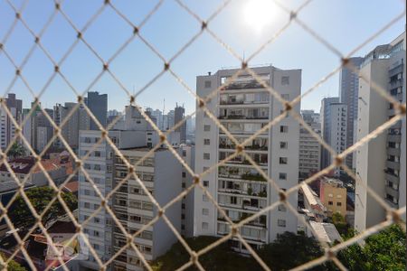 Vista do quarto de apartamento para alugar com 3 quartos, 98m² em Pinheiros, São Paulo
