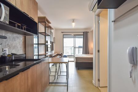 Studio para alugar com 26m², 1 quarto e sem vaga Studio para alugar com 26m², 1 quarto e sem vagaCozinha