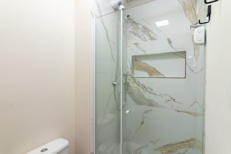 Apartamento para alugar com 26m², 1 quarto e sem vaga Apartamento para alugar com 26m², 1 quarto e sem vagaBanheiro da Suíte