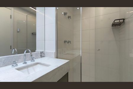Banheiro de kitnet/studio para alugar com 1 quarto, 22m² em Vila Mariana, São Paulo