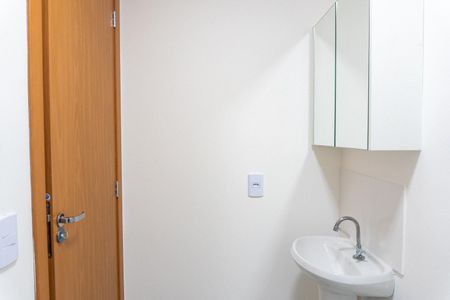 Banheiro da Suíte de apartamento para alugar com 1 quarto, 26m² em Jardim Oriental, São Paulo