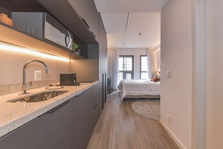 Studio para alugar com 19m², 1 quarto e sem vaga Studio para alugar com 19m², 1 quarto e sem vagaCozinha