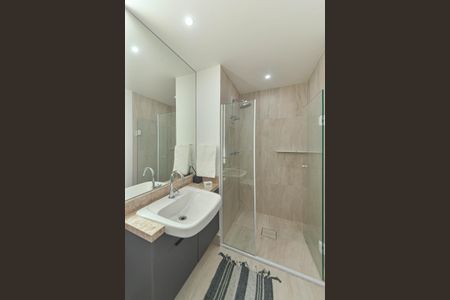 Studio para alugar com 19m², 1 quarto e sem vaga Studio para alugar com 19m², 1 quarto e sem vagaBanheiro