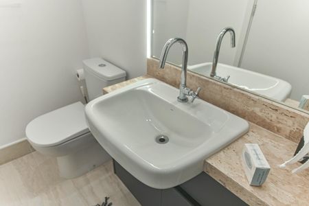 Studio para alugar com 19m², 1 quarto e sem vaga Studio para alugar com 19m², 1 quarto e sem vagaBanheiro