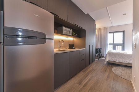 Studio para alugar com 19m², 1 quarto e sem vaga Studio para alugar com 19m², 1 quarto e sem vagaCozinha