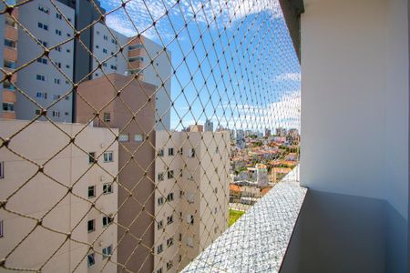 Varanda da sala de apartamento para alugar com 3 quartos, 64m² em Vila Valparaíso, Santo André