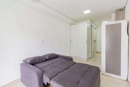 Detalhe Sala de kitnet/studio para alugar com 1 quarto, 24m² em Chácara Santo Antônio (zona Sul), São Paulo
