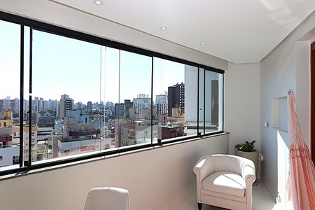 Varanda da Sala  de apartamento à venda com 4 quartos, 150m² em Boa Vista, Porto Alegre