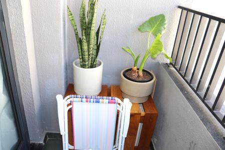 Apartamento para alugar com 26m², 1 quarto e sem vagaVaranda