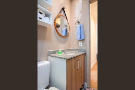 Apartamento à venda com 68m², 2 quartos e 1 vagaBanheiro social