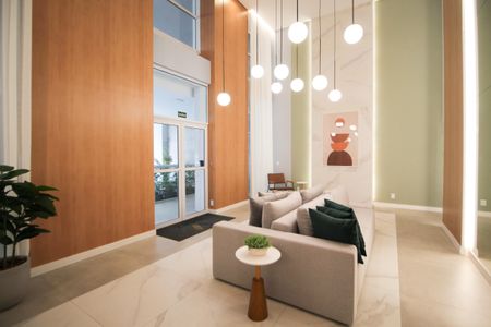 Studio para alugar com 27m², 1 quarto e sem vaga Studio para alugar com 27m², 1 quarto e sem vagaHall