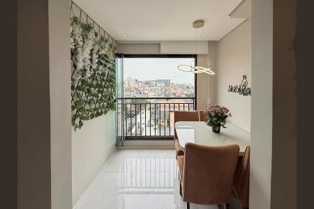 Varanda da Sala de apartamento à venda com 2 quartos, 45m² em Centro, Diadema