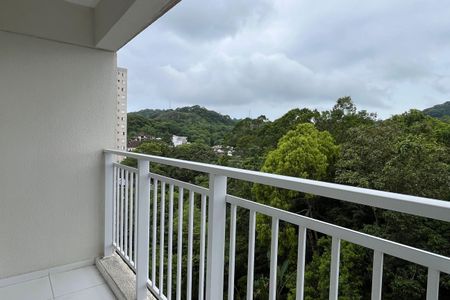 Varanda da Sala de apartamento para alugar com 2 quartos, 85m² em Morro Nova Cintra, Santos