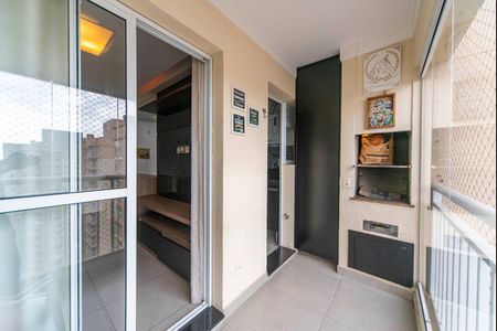 Varanda da Sala de apartamento à venda com 2 quartos, 60m² em Campestre, Santo André