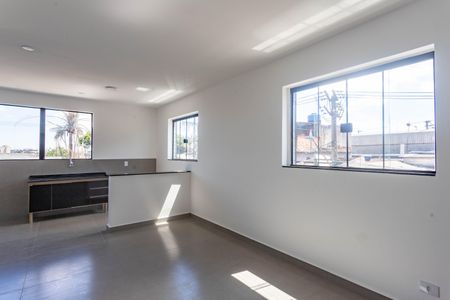 Sala  de apartamento para alugar com 1 quarto, 44m² em Vila Nogueira, Diadema