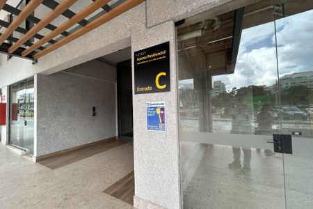 Studio para alugar com 34m², 1 quarto e 1 vagaPlaca