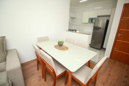 Sala de Jantar de apartamento à venda com 2 quartos, 61m² em Vila Assunção, Santo André