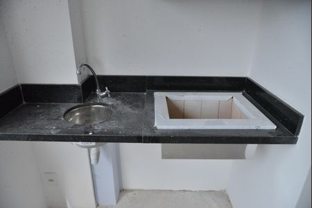 Varanda gourmet de apartamento à venda com 3 quartos, 134m² em Jardim, Santo André