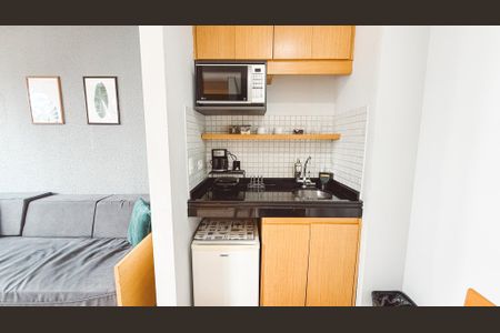 Sala/Cozinha de apartamento para alugar com 1 quarto, 42m² em Santana, São Paulo