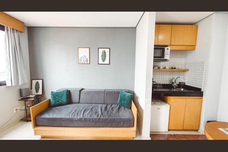 Sala/Cozinha de apartamento para alugar com 1 quarto, 42m² em Santana, São Paulo