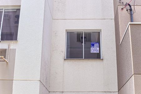 Apartamento para alugar com 46m², 2 quartos e 1 vaga Apartamento para alugar com 46m², 2 quartos e 1 vagaFachada do bloco com placa