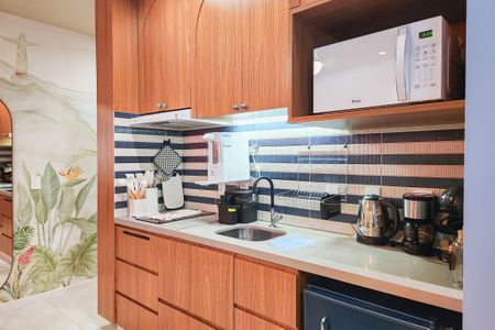 Cozinha de apartamento para alugar com 1 quarto, 29m² em Centro, Rio de Janeiro
