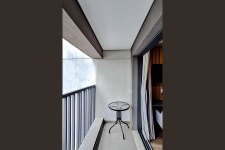 Studio à venda com 24m², 1 quarto e sem vagaVaranda