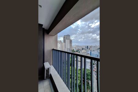 Studio à venda com 24m², 1 quarto e sem vagaVaranda