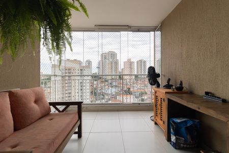 Varanda da Sala de apartamento à venda com 3 quartos, 69m² em Vila das Merces, São Paulo