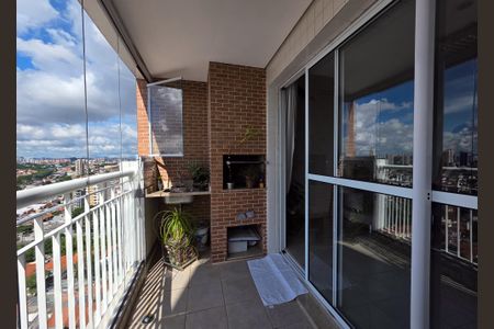 Varanda  de apartamento à venda com 3 quartos, 130m² em Jardim, Santo André