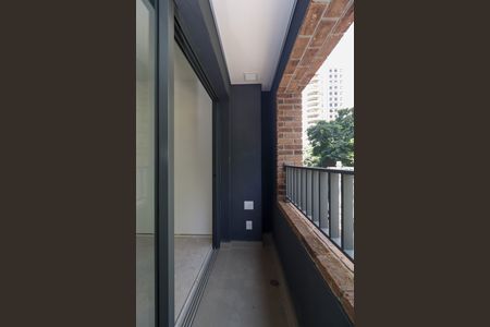 Varanda de kitnet/studio à venda com 1 quarto, 27m² em Paraíso, São Paulo
