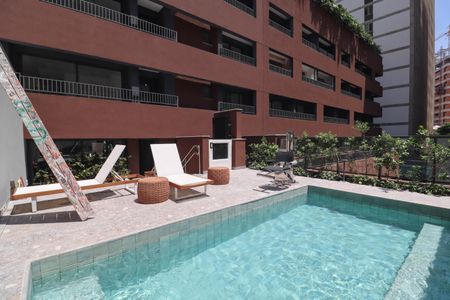 Studio à venda com 27m², 1 quarto e sem vagaPiscina