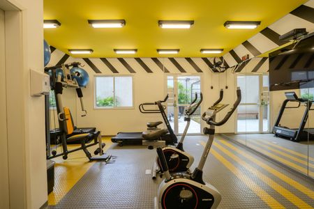 Apartamento à venda com 36m², 2 quartos e sem vaga Apartamento à venda com 36m², 2 quartos e sem vagaÁrea comum - Academia