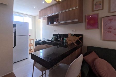 Apartamento para alugar com 40m², 1 quarto e 1 vagaCozinha Americana