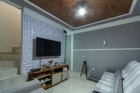 Sala de casa para alugar com 3 quartos, 125m² em Vila Alves Dias, São Bernardo do Campo