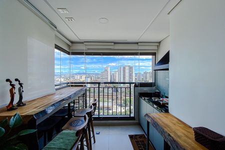 Varanda da Sala de apartamento à venda com 2 quartos, 65m² em Quarta Parada, São Paulo