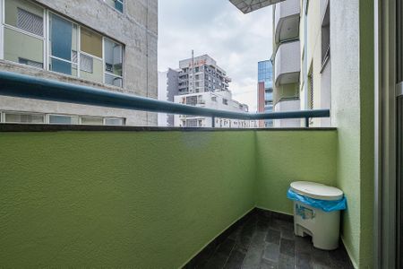 Sala - Varanda de apartamento à venda com 1 quarto, 35m² em Jardim Paulista, São Paulo